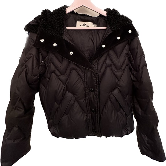 Black Authentic Coach Coat - Picture 4 of 4